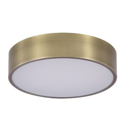 Brilagi - Plafoniera da soffitto LED per bagno POOL, 24W, 230V, 3000/4000/5500K, Ø 30 cm, IP54, finitura ottone