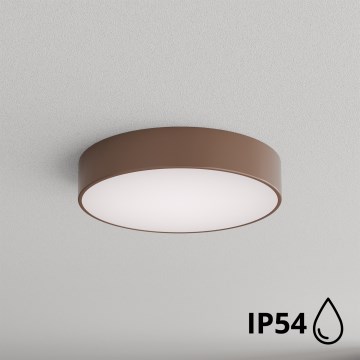 Brilagi - Plafoniera da bagno CLARE 3xE27/24W/230V diam. 40 cm IP54 marrone