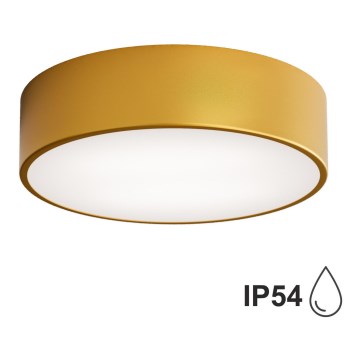 Brilagi - Plafoniera da bagno CLARE 3xE27/24W/230V diametro 30 cm IP54 oro