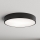 Brilagi - Plafoniera da bagno CLARE 4xE27/24W/230V Ø 50 cm IP54 nera