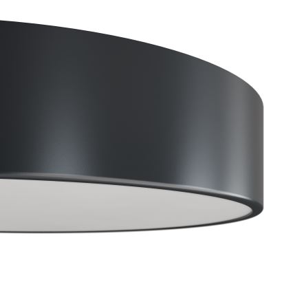 Brilagi - Plafoniera da soffitto per bagno con sensore di movimento e sensore crepuscolare CLARE 1xE27/24W/230V Ø 20 cm antracite IP54