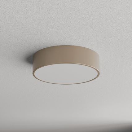 Brilagi - Plafoniera per bagno con sensore CLARE 2xE27/24W/230V Ø 30 cm IP54 beige