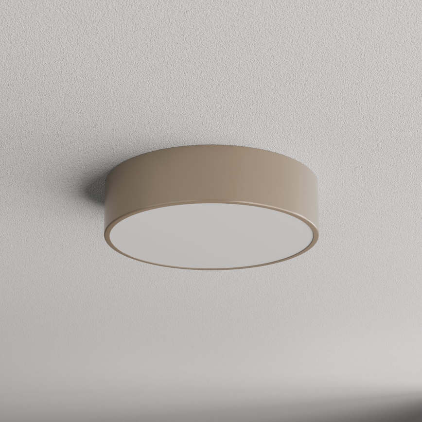 Brilagi - Plafoniera per bagno con sensore CLARE 2xE27/24W/230V Ø 30 cm IP54 beige