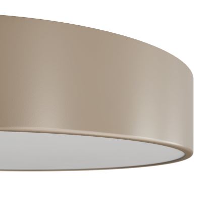 Brilagi - Plafoniera per bagno con sensore CLARE 2xE27/24W/230V Ø 30 cm IP54 beige
