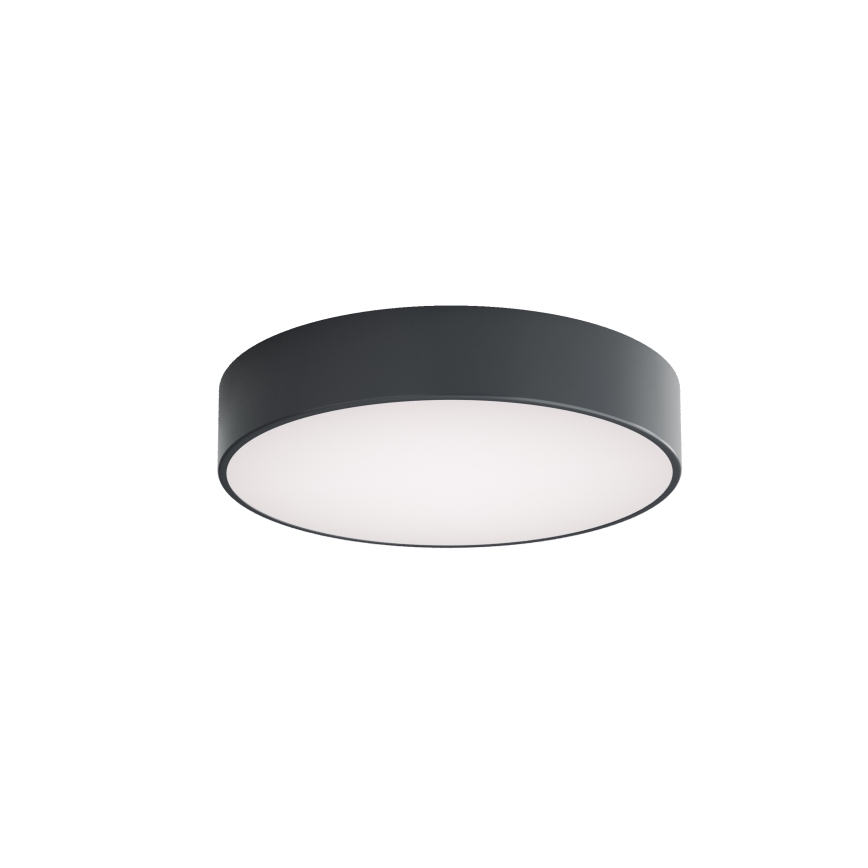 Brilagi - Plafoniera da bagno con sensore di movimento e sensore crepuscolare CLARE 3xE27/24W/230V Ø 40 cm antracite IP54