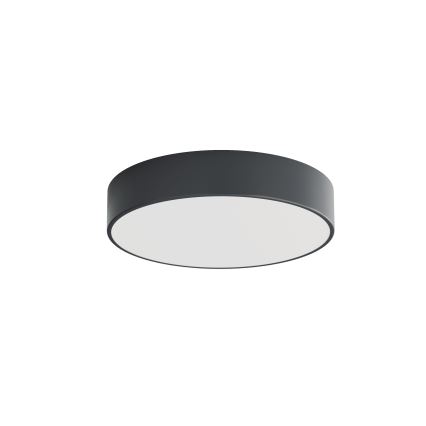 Brilagi - Plafoniera da bagno con sensore di movimento e sensore crepuscolare CLARE 3xE27/24W/230V Ø 40 cm antracite IP54