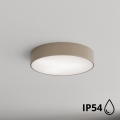 Brilagi - Plafoniera da bagno con sensore CLARE 3xE27/72W/230V diametro 40 cm IP54 beige