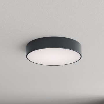 Brilagi - Plafoniera da bagno con sensore di movimento e sensore crepuscolare CLARE 3xE27/24W/230V Ø 40 cm antracite IP54
