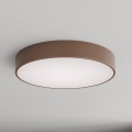 Brilagi - Plafoniera da bagno con sensore di movimento e sensore crepuscolare CLARE 4xE27/24W/230V Ø 50 cm marrone IP54