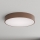 Brilagi - Plafoniera da bagno con sensore di movimento e sensore crepuscolare CLARE 4xE27/24W/230V Ø 50 cm marrone IP54
