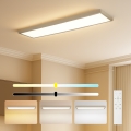 Brilagi - Plafoniera da bagno dimmerabile a LED FRAME SMART LED/50W/230V 120x30 cm 3000-6000K IP44 beige + telecomando