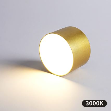 BRILAGI - Plafoniera da bagno FORIS LED/9W/230V Ø 9 cm dorata IP44 CRI 90