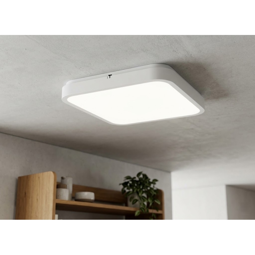 Brilagi - Plafoniera LED da soffitto per bagno ZENNA LED/24W/230V 34,5x34,5 cm IP44 bianco