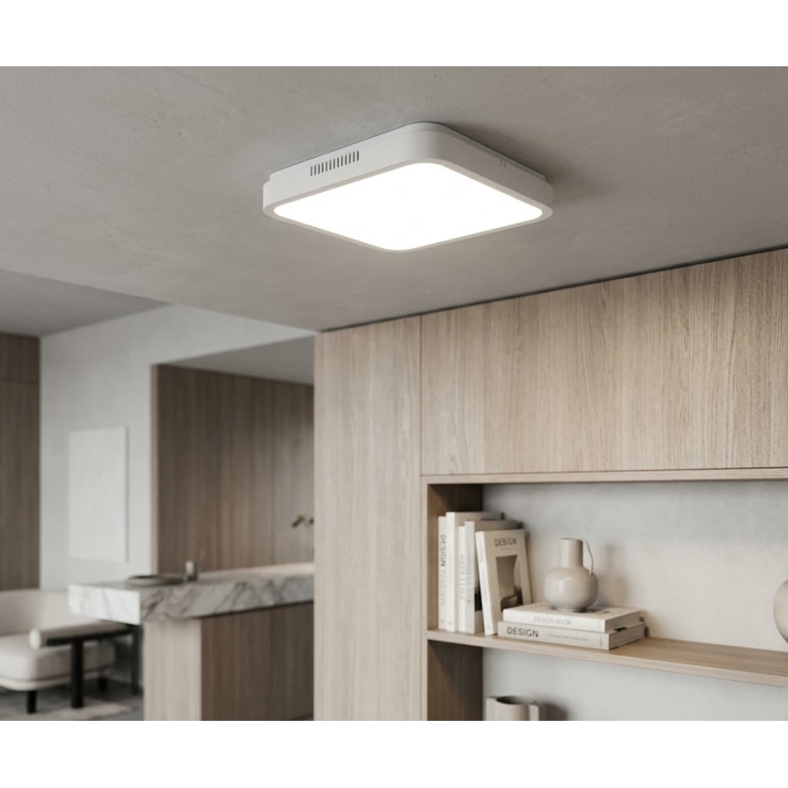 Brilagi - Plafoniera LED da soffitto per bagno ZENNA LED/24W/230V 34,5x34,5 cm IP44 bianco