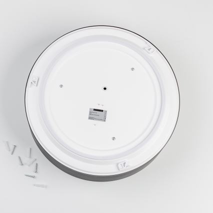 Brilagi - Plafoniera da bagno POOL 3xE27/15W/230V Ø 40 cm IP54 nero