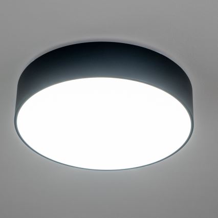 Brilagi - Plafoniera da bagno POOL 4xE27/15W/230V Ø 50 cm IP54 nera