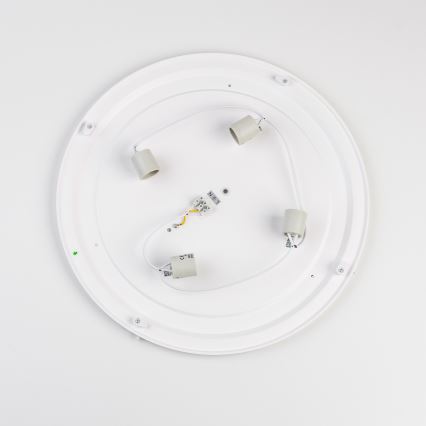 Brilagi - Plafoniera da bagno POOL 4xE27/15W/230V Ø 50 cm IP54 nera