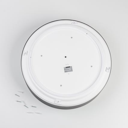 Brilagi - Plafoniera da bagno POOL 4xE27/15W/230V Ø 50 cm IP54 nera