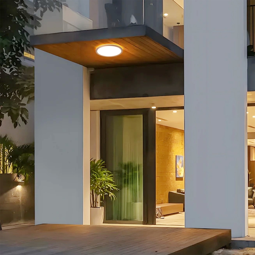 Brilagi - Plafoniera da bagno ULTRA SLIM LED/12W/230V Ø 22,5 cm oro rosa IP54