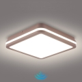 Brilagi - Plafoniera da esterno a LED con sensore BENE LED/24W/230V 26x26 cm marrone IP54