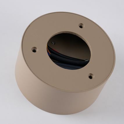 BRILAGI - Plafoniera a LED da esterno FORIS LED/14W/230V Ø 12 cm beige IP44