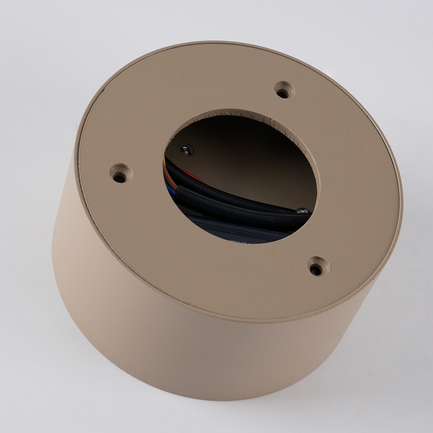 BRILAGI - Plafoniera a LED da esterno FORIS LED/14W/230V Ø 12 cm beige IP44