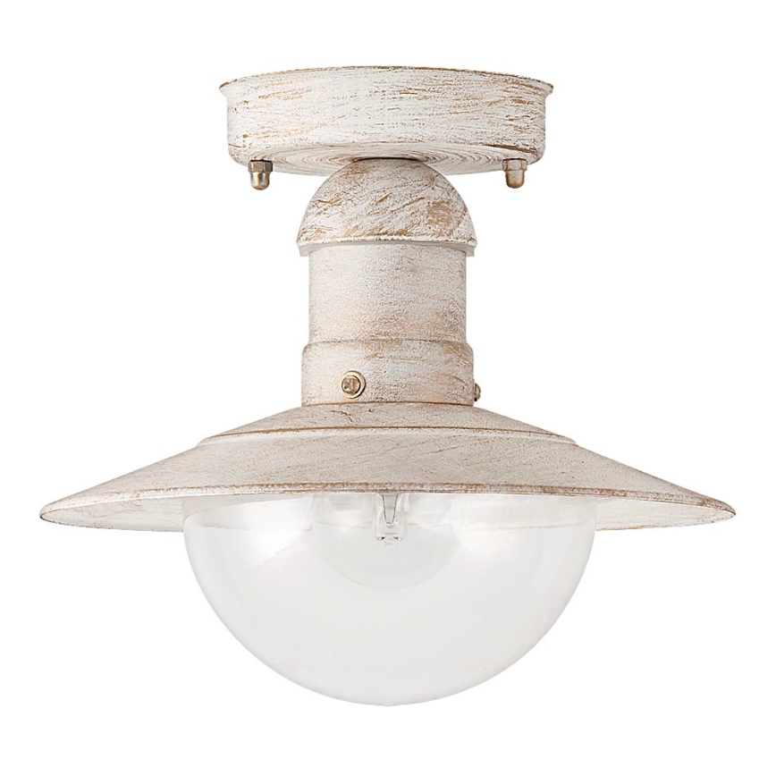 Brilagi - Plafoniera da esterno MOLDE 1xE27/60W IP44 bianco/patina