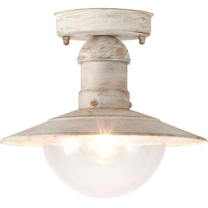 Brilagi - Plafoniera da esterno MOLDE 1xE27/60W IP44 bianco/patina