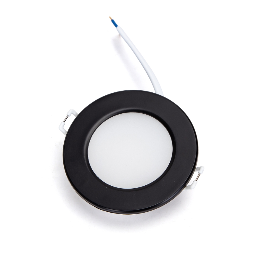 Brilagi - Plafoniera da incasso a LED per bagno LED/12W/230V 4000K nera IP65