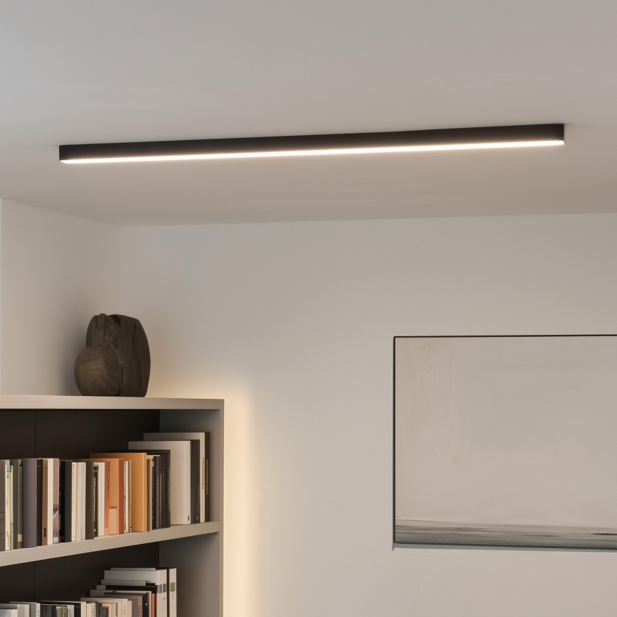 Brilagi - Plafoniera a montaggio superficiale FULLDAY LED/30/40/50W/230V 2700/4000/6000K 150 cm nero