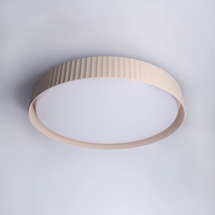 Brilagi - Plafoniera LED dimmerabile LUCIA LED/60W/230V 3000-6500K Ø 59 cm beige + telecomando