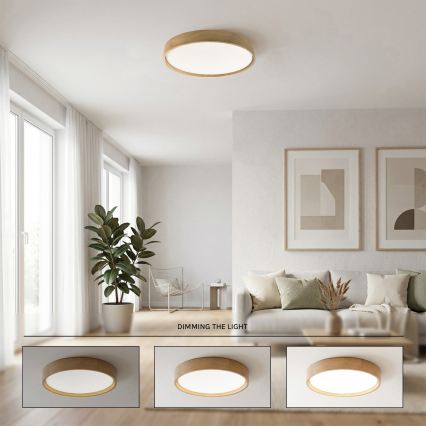 Brilagi - Plafoniera LED dimmerabile MANAROLA SMART STARS LED/36W/230V 3000-6000K Wi-Fi Tuya Beacon Ø 51 cm + telecomando