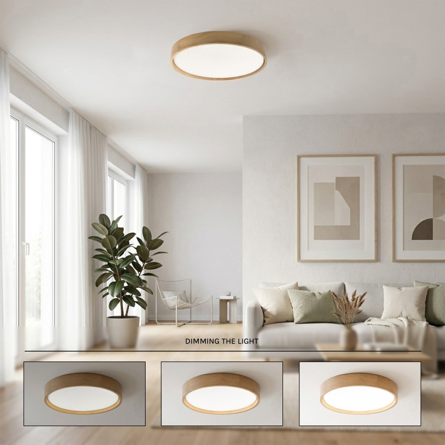 Brilagi - Plafoniera LED dimmerabile MANAROLA SMART STARS LED/36W/230V 3000-6000K Wi-Fi Tuya Beacon Ø 51 cm + telecomando
