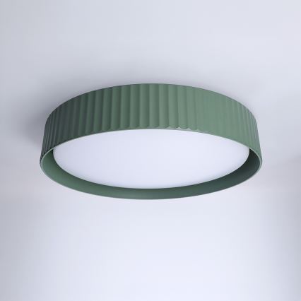 Brilagi - Plafoniera LED dimmerabile LUCIA LED/48W/230V 3000-6500K Ø 41 cm verde + telecomando
