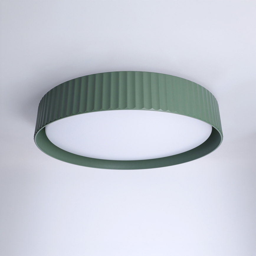 Brilagi - Plafoniera LED dimmerabile LUCIA LED/48W/230V 3000-6500K Ø 41 cm verde + telecomando