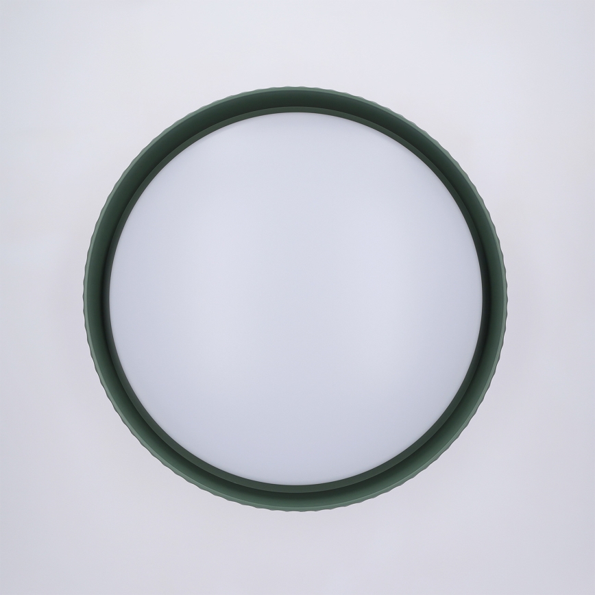 Brilagi - Plafoniera LED dimmerabile LUCIA LED/48W/230V 3000-6500K Ø 41 cm verde + telecomando