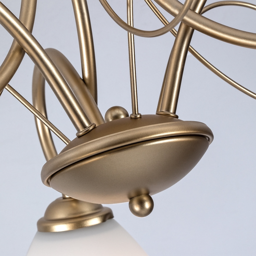 Brilagi - Plafoniera da soffitto FRED 3xE27/60W/230V Ø 59 cm oro