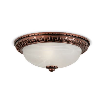 BRILAGI - Plafoniera da soffitto FRESCO 2xE27/40W/230V Ø 30 cm finitura rame