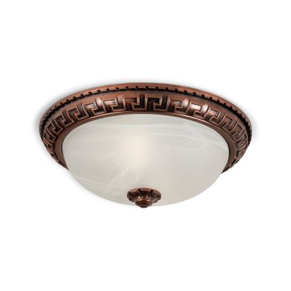 BRILAGI - Plafoniera da soffitto FRESCO 2xE27/40W/230V Ø 30 cm finitura rame