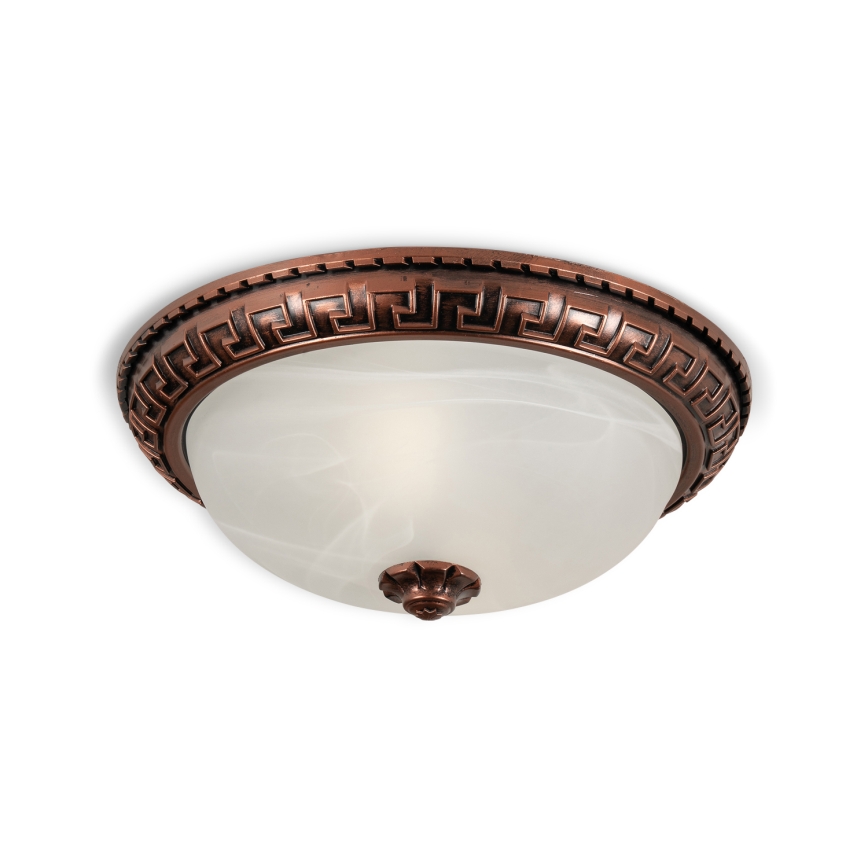 BRILAGI - Plafoniera da soffitto FRESCO 2xE27/40W/230V Ø 30 cm finitura rame