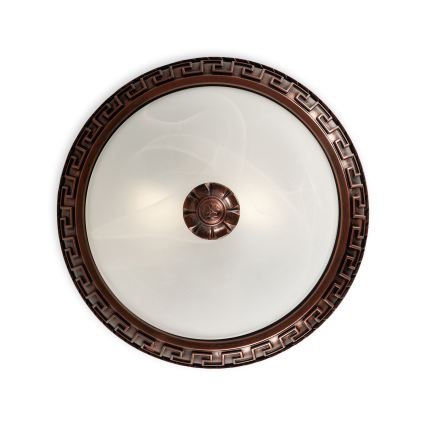 BRILAGI - Plafoniera da soffitto FRESCO 2xE27/40W/230V Ø 30 cm finitura rame