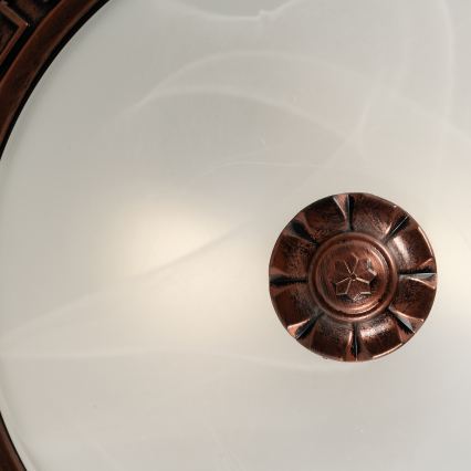 BRILAGI - Plafoniera da soffitto FRESCO 2xE27/40W/230V Ø 30 cm finitura rame