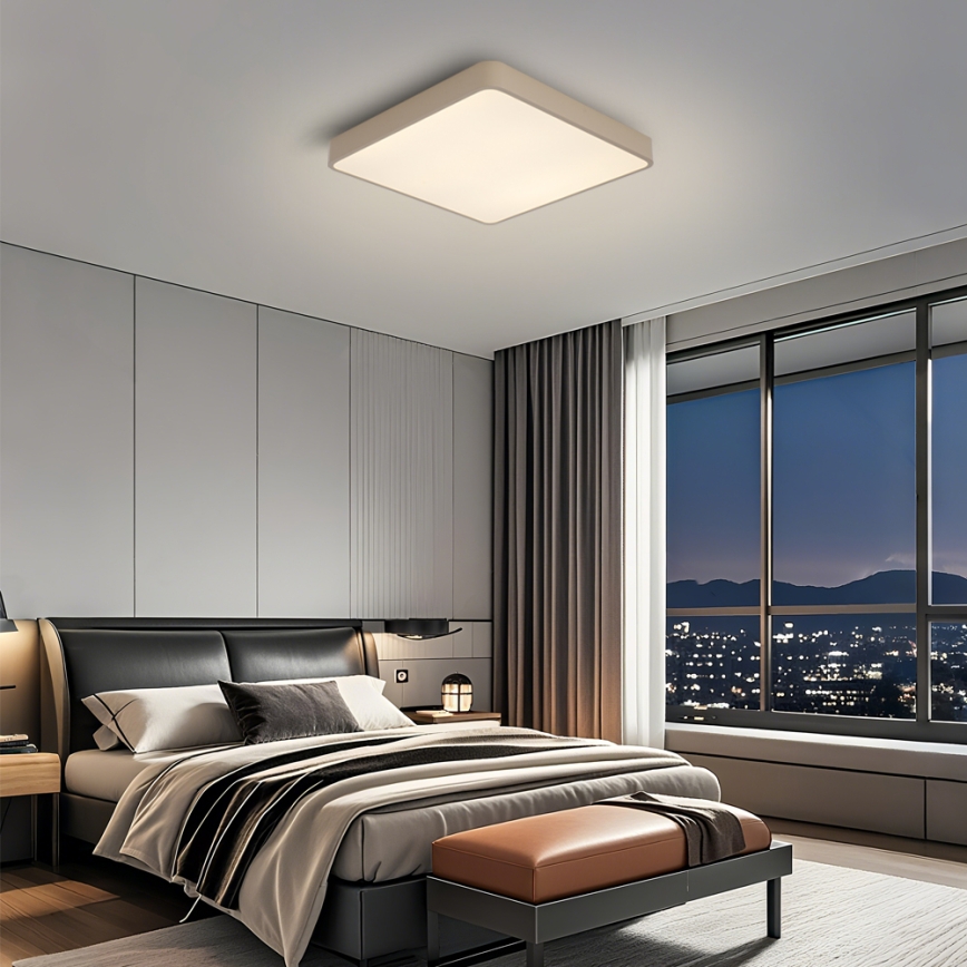 Brilagi - Plafoniera da soffitto LED POOL 48W/230V 3000/4500/6000K 50x50 cm beige