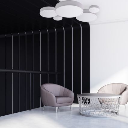 Brilagi - Plafoniera LED RGBW dimmerabile CLARE 1xE27/9W/230V 2700-6500K Ø 20 cm Wi-Fi bianca