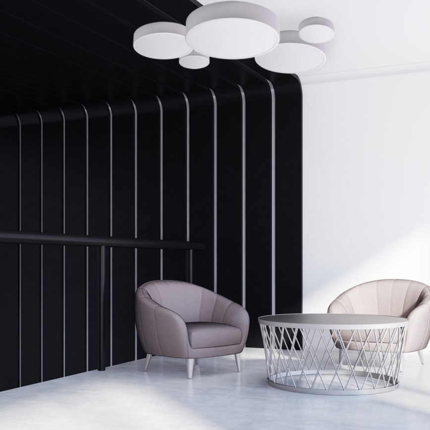 Brilagi - Plafoniera LED RGBW dimmerabile CLARE 1xE27/9W/230V 2700-6500K Ø 20 cm Wi-Fi bianca