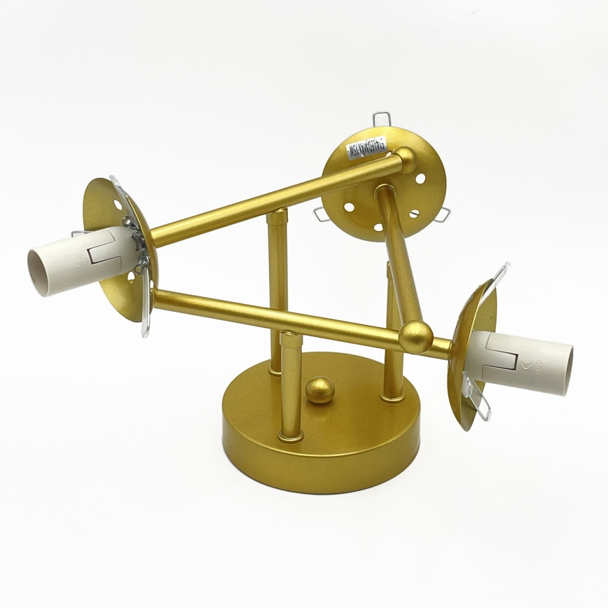 Brilagi - Plafoniera da soffitto MALIVA 3xE14/15W/230V oro/bianco