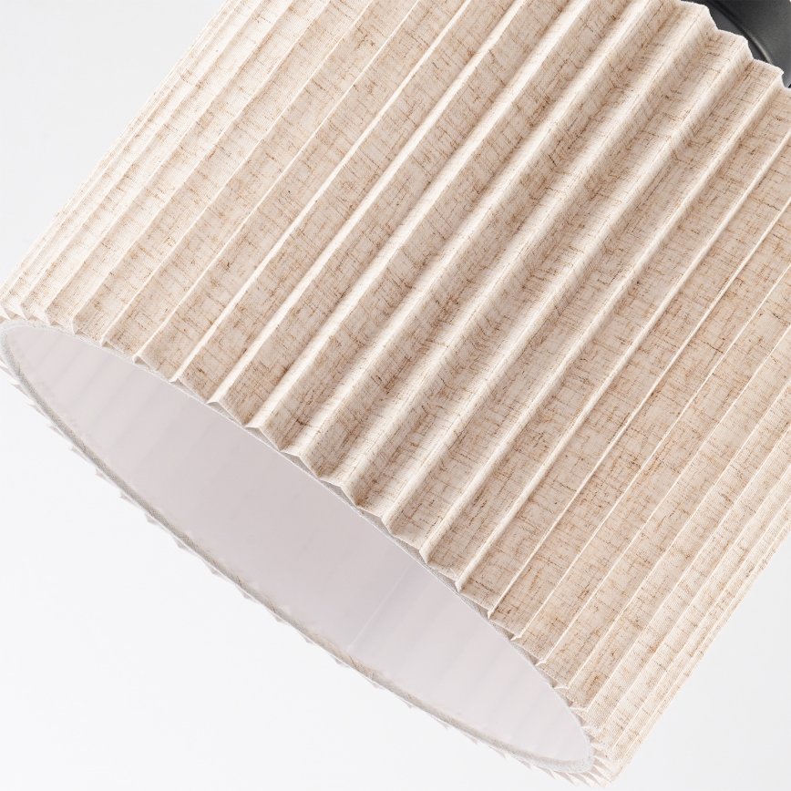 Brilagi - Plafoniera da soffitto NORDIC WAVE 1xE27/15W/230V Ø 32 cm lino/nero