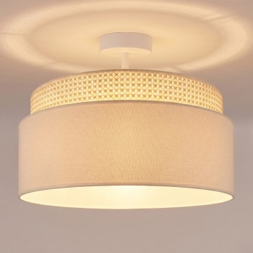 Brilagi - Plafoniera da soffitto PADOVA 1xE27/60W/230V Ø 40 cm, colore crema