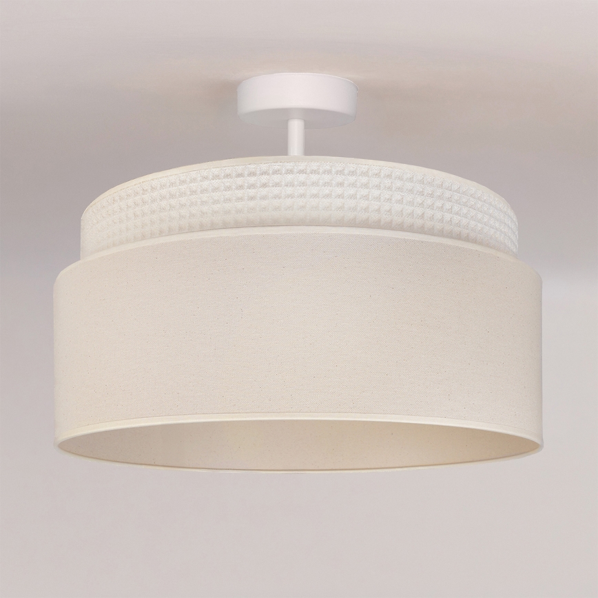 Brilagi - Plafoniera da soffitto PADOVA 1xE27/60W/230V Ø 40 cm, colore crema