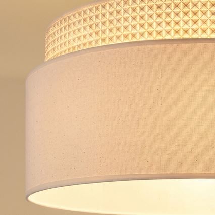 Brilagi - Plafoniera da soffitto PADOVA 1xE27/60W/230V Ø 40 cm, colore crema